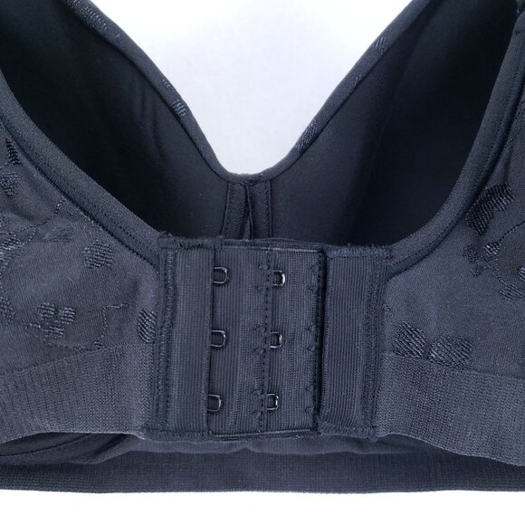 Bali Comfort Revolution Wirefree Bra 2XL Black Adjustable Straps & Cool Comfort - Picture 3 of 6